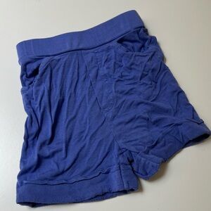 Kate Quinn Blue Cuffed Shorts